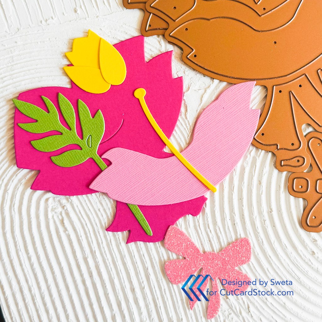  Layered Tulip Bouquet Card